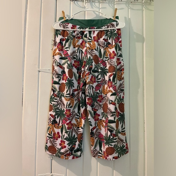 Cuddl Duds tropical crop pajama pants-small NWOT - Picture 3 of 5